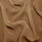 Silk Crinkle Chiffon 100% Grade A Silk  50/51" Light Brown