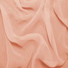 Silk Crinkle Chiffon 100% Grade A Silk  50/51" Peach