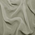 Silk Crinkle Chiffon 100% Grade A Silk  50/51" Overcast Gray