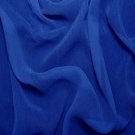 Silk Crinkle Chiffon 100% Grade A Silk  50/51" Sapphire Blue