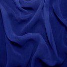 Silk Crinkle Chiffon 100% Grade A Silk  50/51" Royal Blue