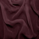 Silk Crinkle Chiffon 100% Grade A Silk  50/51" Prune