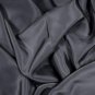 Silk Stretch Crepe De Chine 92% / 8%  40/41" Charcoal Gray