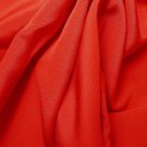 Silk 4 Ply Woven Crepe 100% Grade A Silk 44/45"  Blood Orange