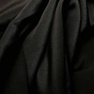 Silk 4 Ply Woven Crepe 100% Grade A Silk 44/45"  Black