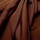 Silk 4 Ply Woven Crepe 100% Grade A Silk 44/45" Brown Mahogany