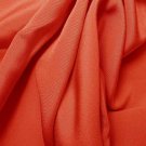 Silk 4 Ply Woven Crepe 100% Grade A Silk 44/45"   Cayenne Red