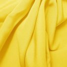 Silk 4 Ply Woven Crepe 100% Grade A Silk 44/45" Lemon Yellow