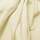 Silk 4 Ply Woven Crepe 100% Grade A Silk 44/45"  Pale Yellow
