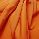 Silk 4 Ply Woven Crepe 100% Grade A Silk 44/45" Medium Orange