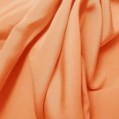 Silk 4 Ply Woven Crepe 100% Grade A Silk 44/45" Salmon