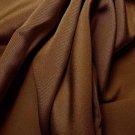Silk 4 Ply Woven Crepe 100% Grade A Silk 44/45"  Toffee Brown