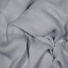Silk Stretch Georgette 93% / 7% 40/41"  Gunmetal Gray