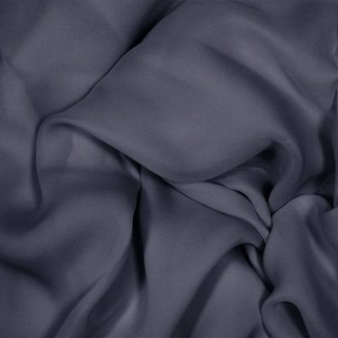Silk Stretch Georgette 93% / 7% 40/41" Charcoal Gray