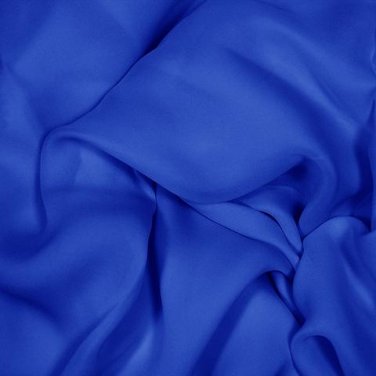 Silk Stretch Georgette 93% / 7% 40/41" Royal Blue
