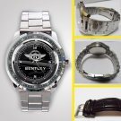 Bentley Car Logo Men's Custom Sport Metal Watch Best Gift