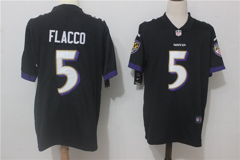 Joe Flacco Baltimore Ravens Men's Limited Player Jersey Black,Jersey Outlet