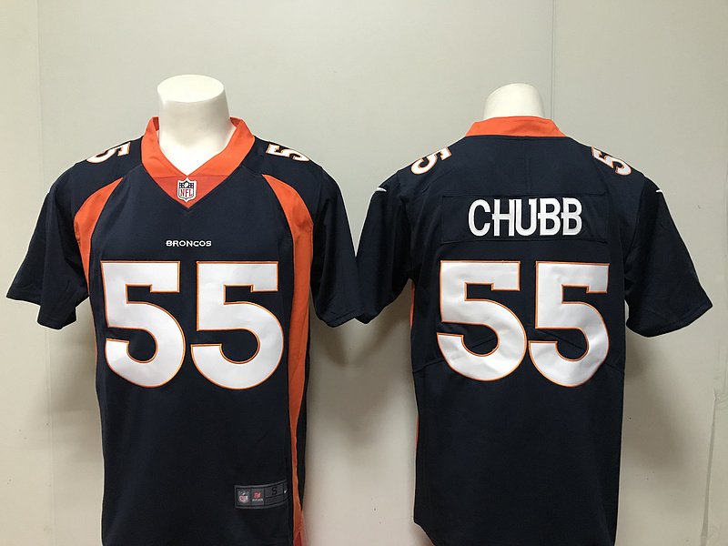 Bradley Chubb Denver Broncos Men's Limited Player Jersey Navy,Jersey Sales