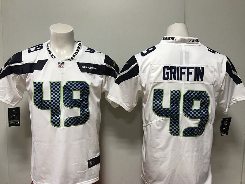 Seattle Seahawks Shaquem Griffin Men's Limited Player Jersey White,Jersey Outlet