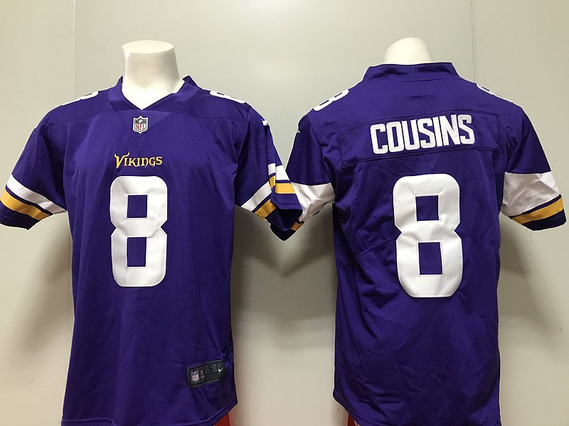 Kirk Cousins Minnesota Vikings Men's Limited Player Jersey Purple ...