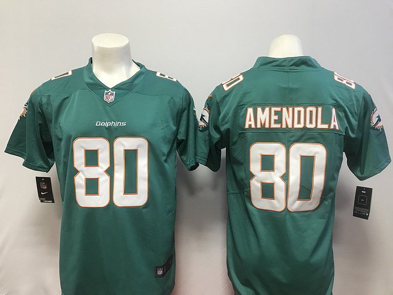 Danny Amendola Men's Miami Dolphins Limited Player Jersey Aqua,Stadium Jersey Sales