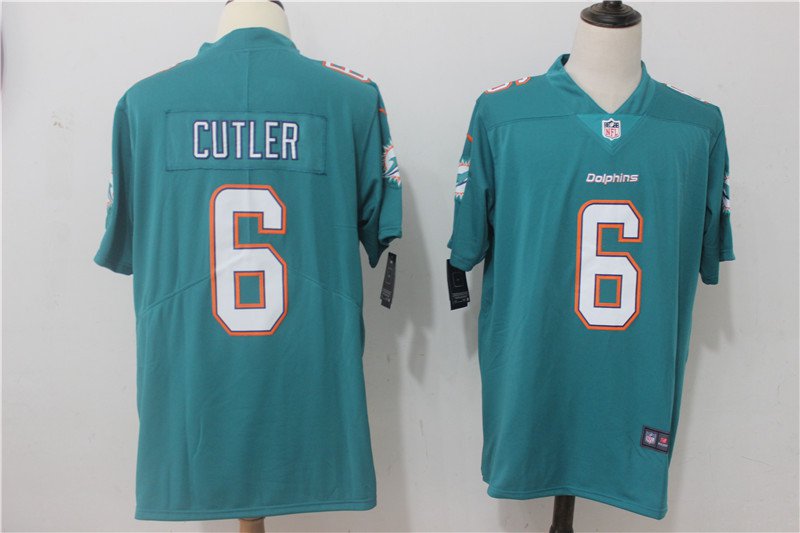 Jay Cutler Miami Dolphins Men's Limited Player Jersey Aqua,Stadium Jersey Sales