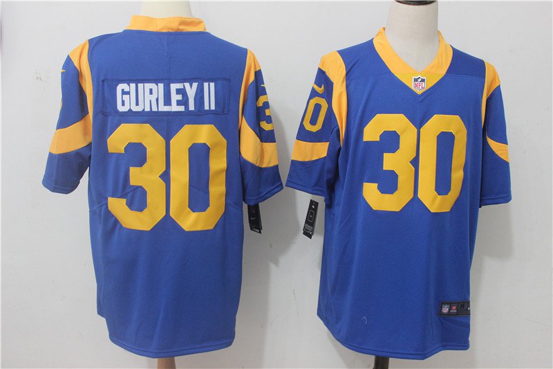 Todd Gurley Los Angeles Rams Men's Limited Player Jersey Blue,Jersey Sale