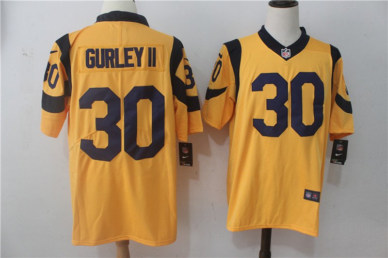 Gurley II #30 Los Angeles Rams Men's Limited Player Jersey Gold,Jersey Outlet