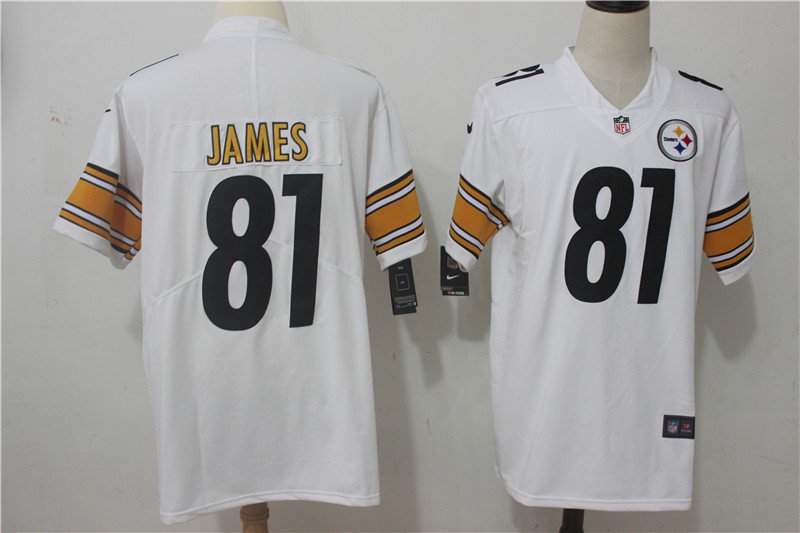 Jesse James Men's Pittsburgh Steelers Limited Player Jersey White,Football Jersey Sale