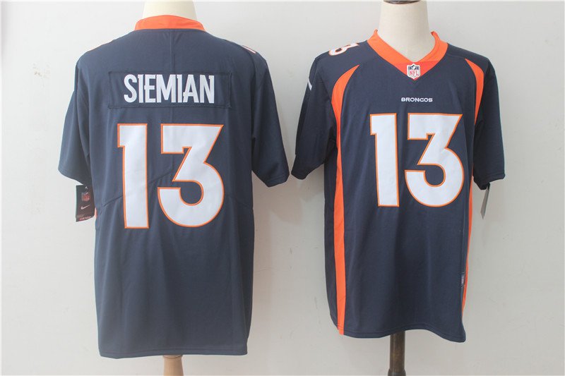 Siemian #13 Denver Broncos Men's Limited Player Jersey Navy,Jersey Sales
