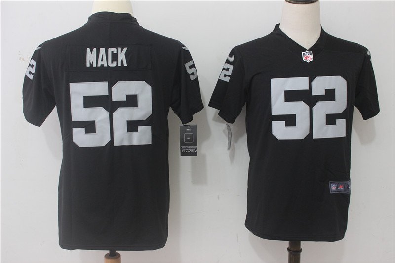Khalil Mack Men's Oakland Raiders Black Limited Player Jersey, Football Jersey Outlet