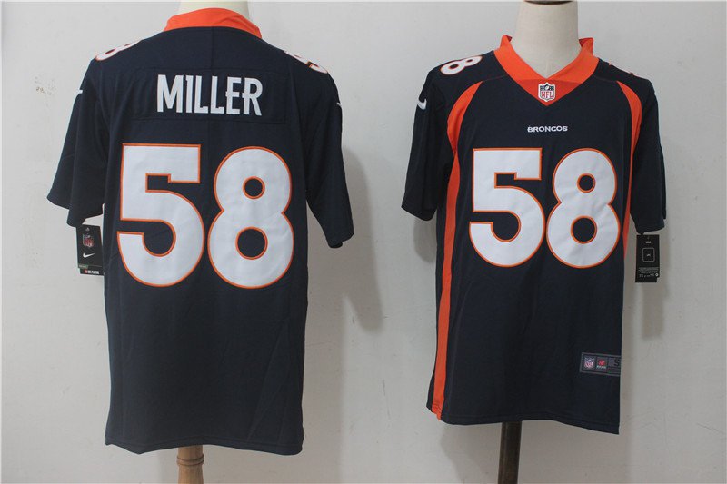 Von Miller Denver Broncos Men's Limited Player Jersey Navy,Jersey Sales