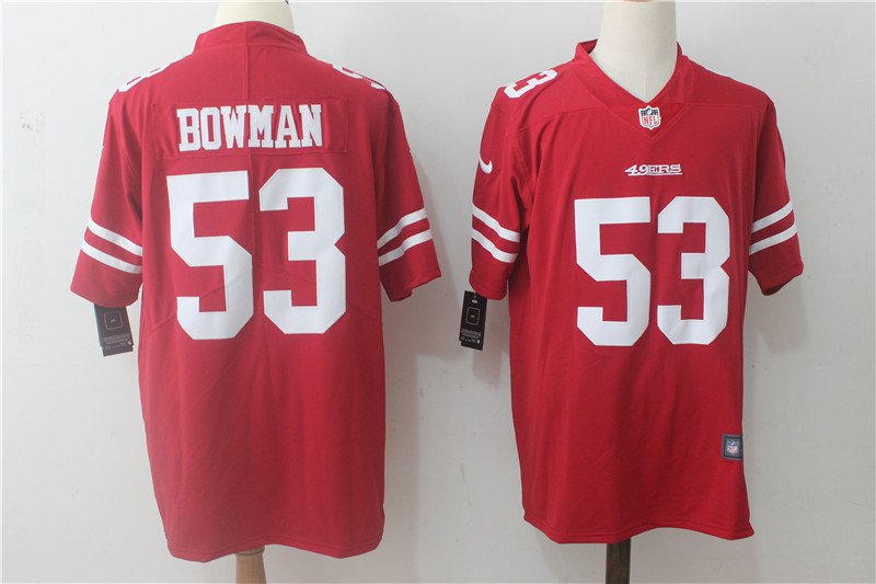 NaVorro Bowman Men's San Francisco 49ers Red Limited Player Jersey Outlet
