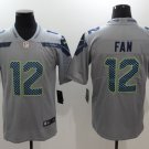 FAN 12th  Men's Seattle Seahawks Limited Player Jersey Gray,Jersey Sale