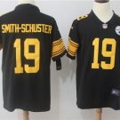 Smith Schuster #19 Men's Pittsburgh Steelers Color Rush Limited Player Jersey Black,Jersey Sale