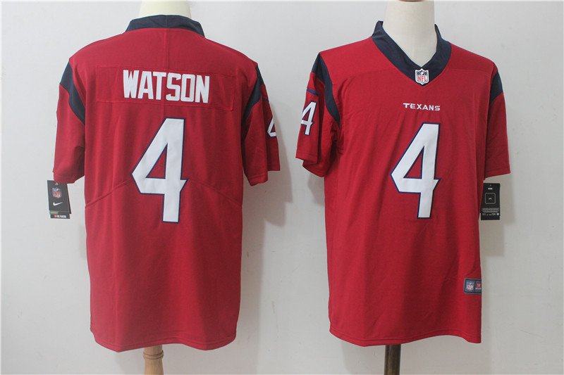 Deshaun Watson #4 Houston Texans Men's Limited Player Jersey Red,Jersey Outlet