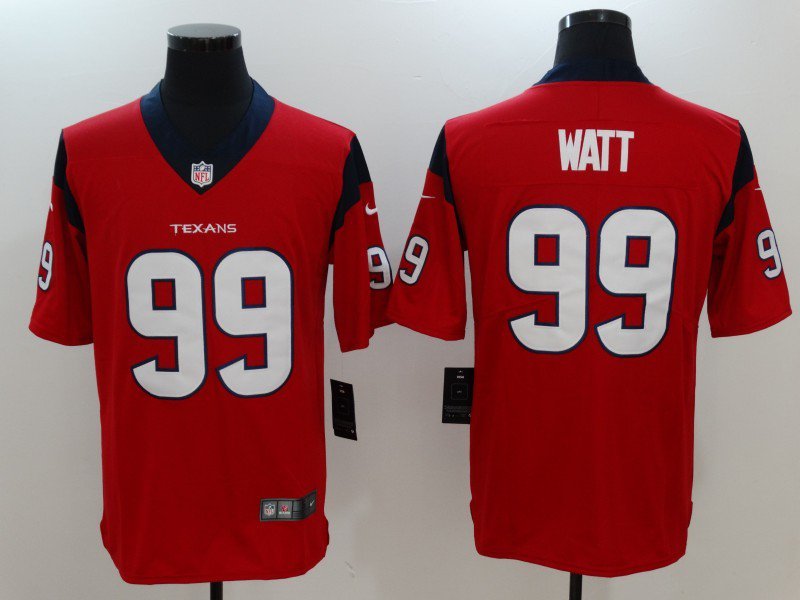 JJ Watt #99 Houston Texans Men's Limited Player Jersey Red,Jersey Outlet