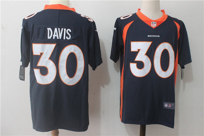 Terrell Davis Denver Broncos Men's Limited Player Jersey Navy Blue,Jersey Sales