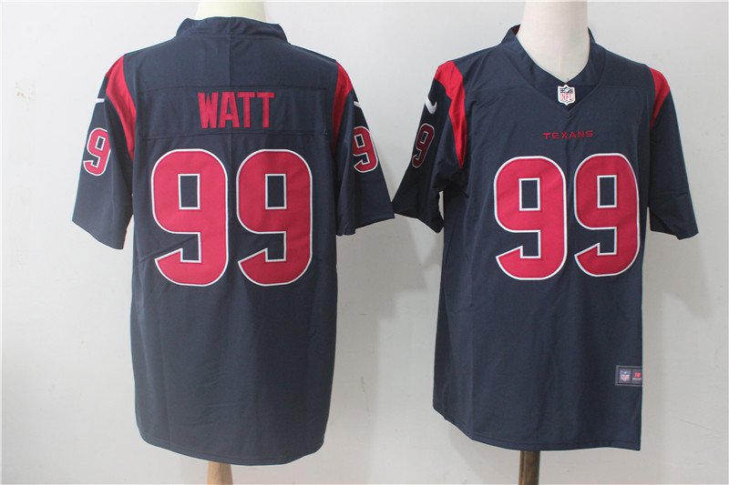 Watt #99 Houston Texans Men's Color Rush Limited Player Jersey Navy Blue,Jersey Outlet