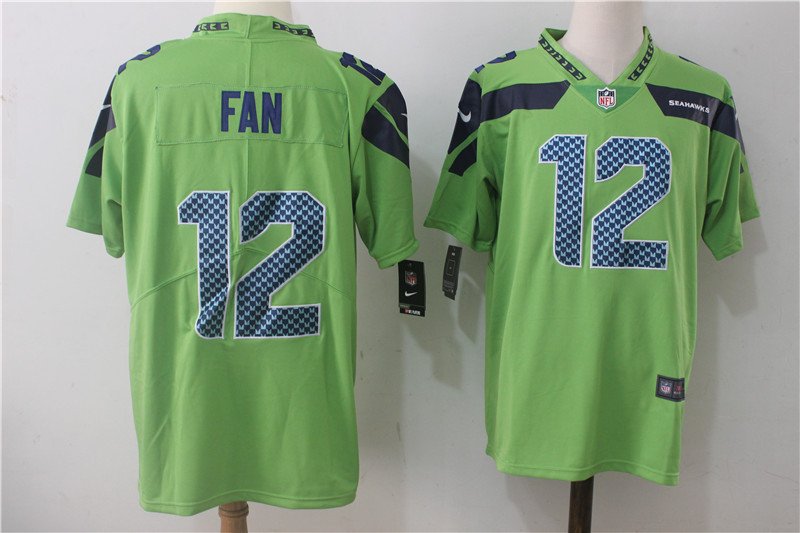 FAN 12th Men's Seattle Seahawks Color Rush Limited Player Jersey Green,Jersey Outlet