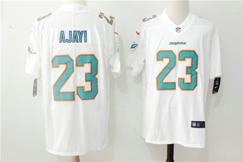 Jay Ajayi #23 Men's Miami Dolphins Limited Player Jersey White,Jersey Sale
