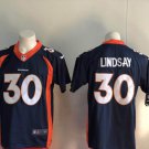 Men's Denver Broncos Phillip Lindsay Limited Player Jersey Navy Blue