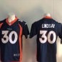 Men's Denver Broncos Phillip Lindsay Limited Player Jersey Navy Blue