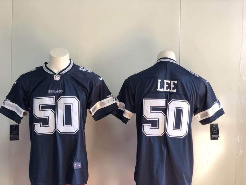 Dallas Cowboys Sean Lee 50th  Men's Navy Limited Player Jersey Sale