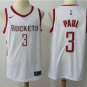 PAUL 3 Houston Rockets White Men's Swingman Jersey Stitched