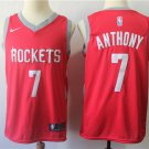 Carmelo Anthony #7 Houston Rockets Men's Swingman Jersey Red
