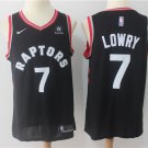 Men's Toronto Raptors Kyle Lowry #7 Black Stitched Basketball Jersey
