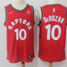 DeRozan 10 New Toronto Raptors Red Stitched Swingman Basketball Tops