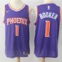 Men's Phoenix Suns Devin Booker #1 Purple Swingman Jersey Stitched