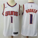 Devin Booker 1 Men's Phoenix Suns White Stitched Swingman Jersey